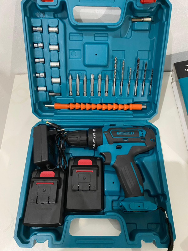Taladro 21v c/carbón Bomder